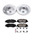 PowerStop Z23 Daily Driver Carbon-Fiber Ceramic Brake Pad and Drilled & Slotted