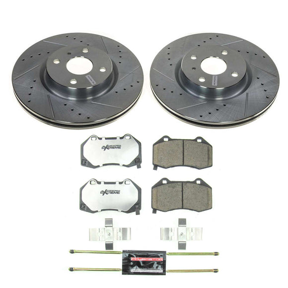 PowerStop Z26 Street Performance Ceramic Brake Pad and Drilled & Slotted Rotor K