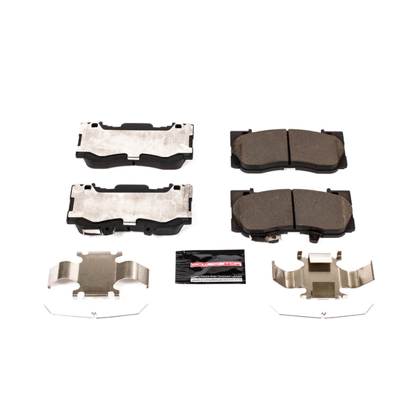 PowerStop Z23 Evolution Sport Carbon-Fiber Brake Pads With Hardware