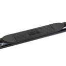 Westin Platinum 4 Oval Nerf Step Bars Powder Coated Black Steel 21-1955