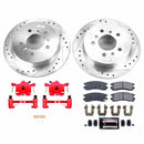 PowerStop Z23 Daily Driver Carbon-Fiber Ceramic Pads Drilled & Slotted Rotor & C