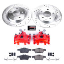 PowerStop Z23 Daily Driver Carbon-Fiber Ceramic Pads Drilled & Slotted Rotor & C