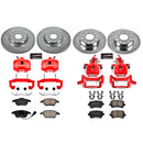 PowerStop Z23 Daily Driver Carbon-Fiber Ceramic Pads Drilled & Slotted Rotor & C