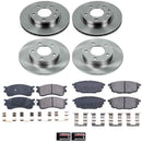 PowerStop OE Stock Replacement Low-Dust Ceramic Brake Pad and Rotor Kit