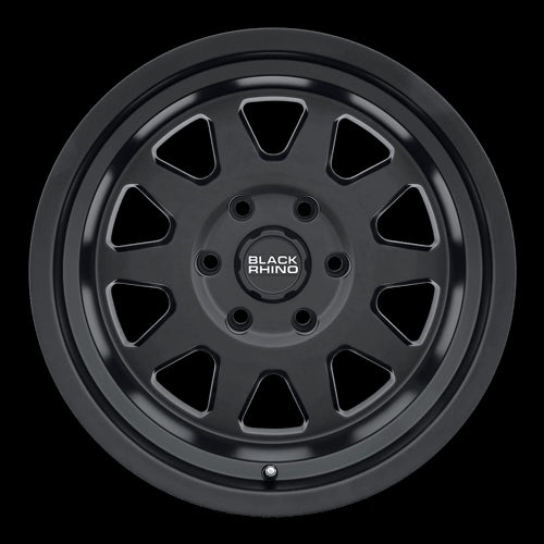 16X8 Black Rhino Stadium Matte Black 6X139.7 6X5.5 ET-10 Wheel Rim