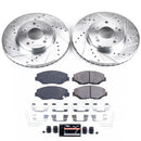 PowerStop Z23 Daily Driver Carbon-Fiber Ceramic Brake Pad and Drilled & Slotted