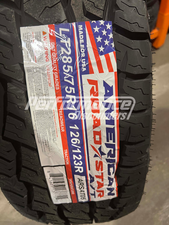 285/75R16 American Roadstar A/T 126R BSW E 285 75 16 2857516
