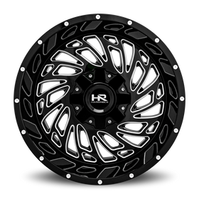 20x12 Hardrock Attack Gloss Black Milled 6x135/139.7 ET-51 wheel/rim