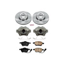 PowerStop OE Stock Replacement Low-Dust Ceramic Brake Pad, Rotor and Caliper Kit