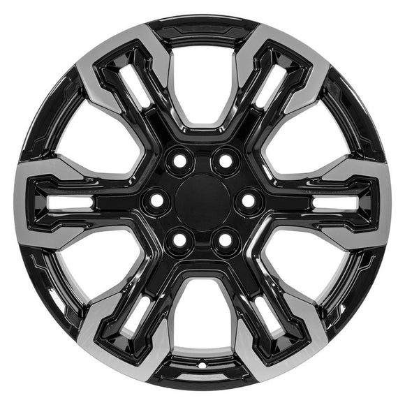 20" Replica CV65 fits Chevrolet Silverado 20 in. x 9 in. Gloss Black