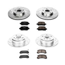 PowerStop Z23 Daily Driver Carbon-Fiber Ceramic Brake Pad and Drilled & Slotted