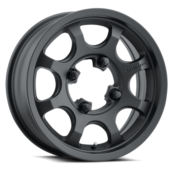 15x6 Vision 351 Ring Satin Black 4x156 ET50.6 Wheel Rim