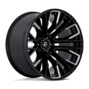 22x12 Fuel Off-Road D849 Rebar Black 6x135 ET-44 CB87.1 Wheel Rim