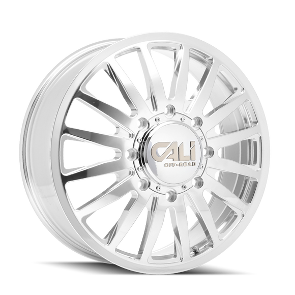 22x8.25 Cali Off-Road Summit Dually Polished/Milled  8x200 ET115 wheel/rim