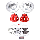 PowerStop Z26 Street Performance Ceramic Brake Pad, Drilled Slotted Rotor, and C