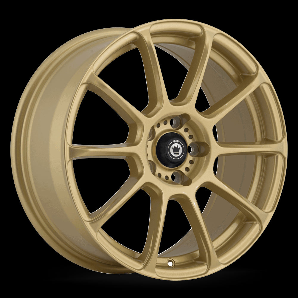 18x8 Konig Runlite Gold 5x108 5x4.25 ET45 Wheel Rim