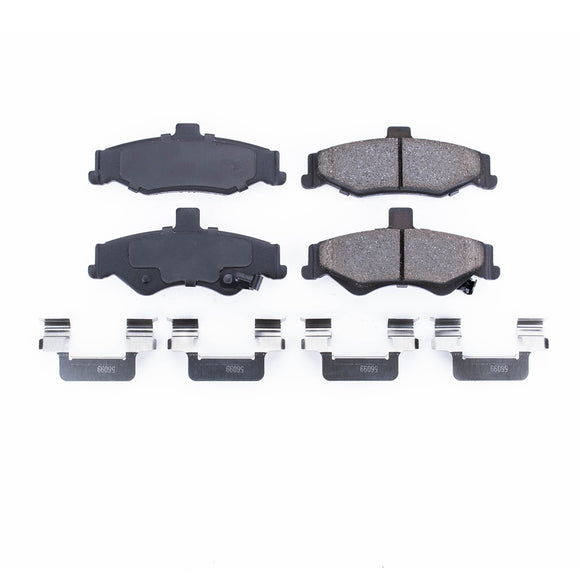 PowerStop Z17 Evolution Ceramic Brake Pads With Hardware