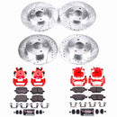 PowerStop Z23 Daily Driver Carbon-Fiber Ceramic Pads Drilled & Slotted Rotor & C
