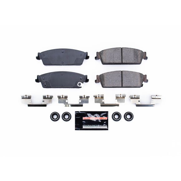 PowerStop Z23 Evolution Sport Carbon-Fiber Brake Pads With Hardware