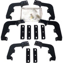 Westin Premier Oval Nerf Step Bar Mount Kit Powder Coated Black Steel 22-2075