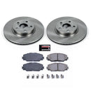 PowerStop OE Stock Replacement Low-Dust Ceramic Brake Pad and Rotor Kit