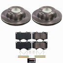 OE Stock Replacement Low-Dust Ceramic Brake Pad and Rotor Kit