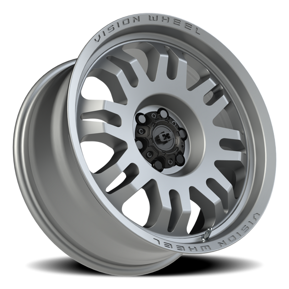 18x8.5 Vision 409 Inferno Satin Grey 6x114.3 6x4.5 ET0 Wheel Rim