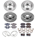 PowerStop OE Stock Replacement Low-Dust Ceramic Brake Pad and Rotor Kit