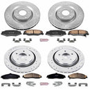 PowerStop Z23 Daily Driver Carbon-Fiber Ceramic Brake Pad and Drilled & Slotted
