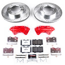 PowerStop Z36 Truck and SUV Ceramic Brake Pad, Drilled & Slotted Rotor, and Cali