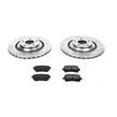 PowerStop Z23 Daily Driver Carbon-Fiber Ceramic Brake Pad and Drilled & Slotted