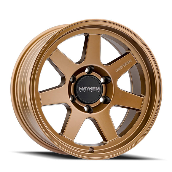 17x9 Mayhem Convoy Satin Bronze 5x127 ET-6 CB78.1 Wheel Rim