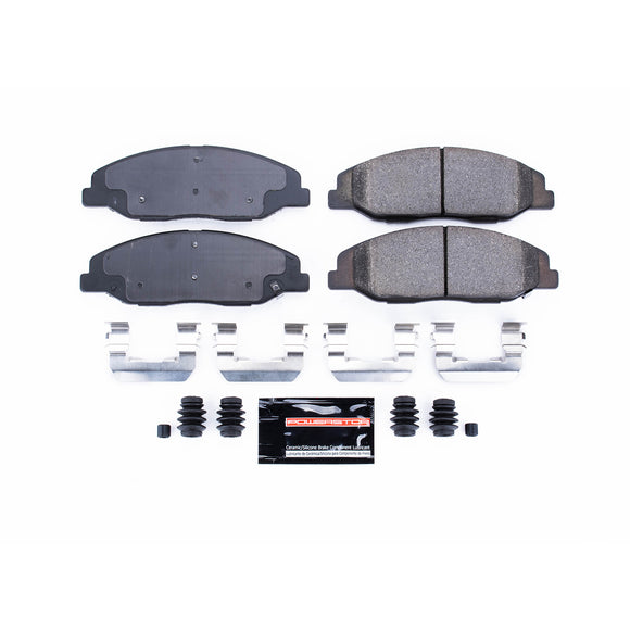 PowerStop Z23 Evolution Sport Carbon-Fiber Brake Pads With Hardware