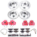 PowerStop Z23 Daily Driver Carbon-Fiber Ceramic Pads Drilled & Slotted Rotor & C