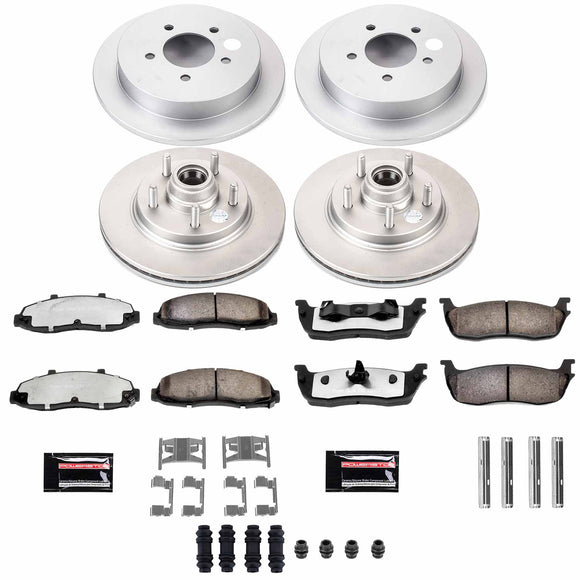 Z36 Truck & Tow Premium Carbon-Fiber Ceramic Brake Pad and Fully Coated Rotor Ki