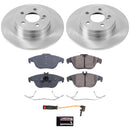 PowerStop OE Stock Replacement Low-Dust Ceramic Brake Pad and Rotor Kit