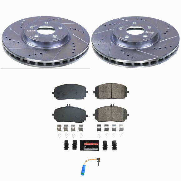 Z23 Daily Driver Carbon-Fiber Ceramic Brake Pad and Drilled & Slotted Rotor Kit
