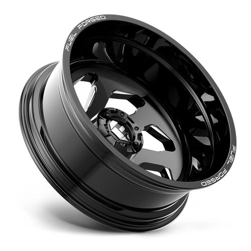 20X8.25 Fuel MONO DD39 FF39D Gloss Black Milled 8X200 ET-202 wheel/rim