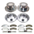 PowerStop Z36 Carbon-Fiber Ceramic Brake Pad with Drilled and Slotted Rotor Kit