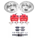 PowerStop Z23 Daily Driver Carbon-Fiber Ceramic Pads Drilled & Slotted Rotor & C
