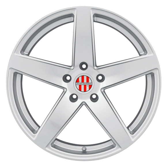19x11 Victor Baden Silver Wheel/Rim 5X130 19-11 5-130 ET36