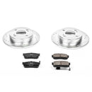 PowerStop Z23 Daily Driver Carbon-Fiber Ceramic Brake Pad and Drilled & Slotted