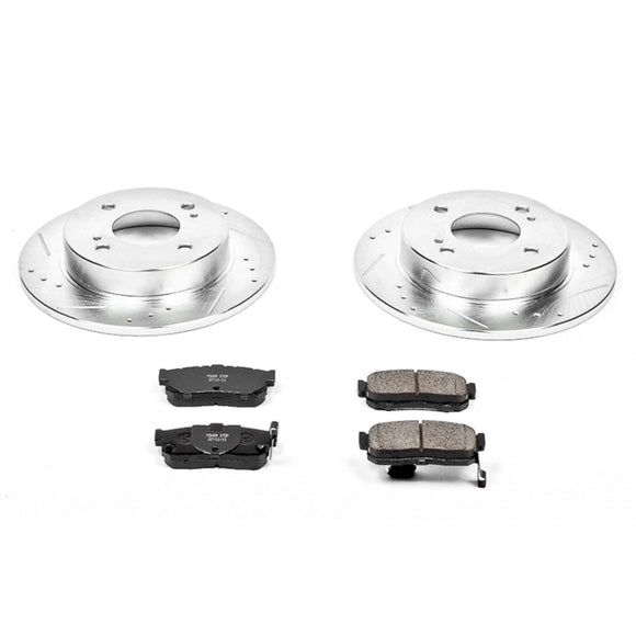 PowerStop Z23 Daily Driver Carbon-Fiber Ceramic Brake Pad and Drilled & Slotted