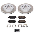 PowerStop Semi-Coated Rotor and Low-Dust Ceramic Brake Pad Kit