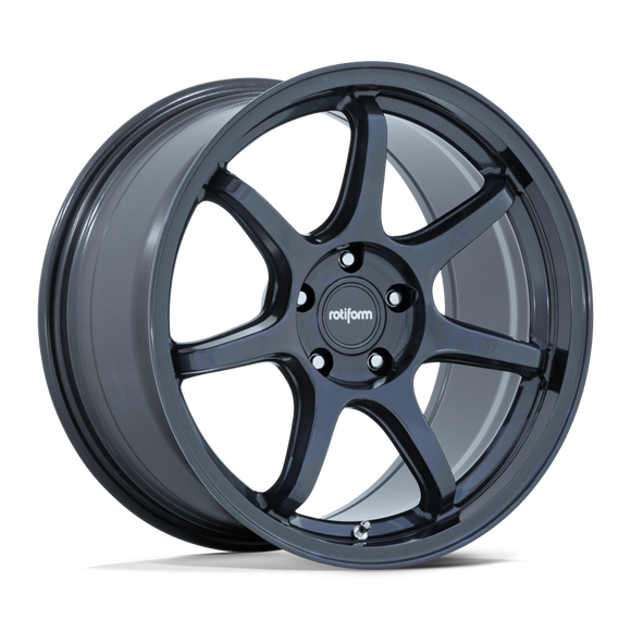 19x10.5 Rotiform RC208 BPU Gloss Blue Gray 5x114.3 ET40 CB72.56 Wheel Rim
