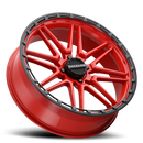 22x7 Raceline A11B Krank XL Gloss Red 4x156 ET0 CB132.5 Wheel