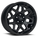 17x7 Vision 416 Se7En Satin Black 5x114.3 5x4.5 ET0 Wheel Rim