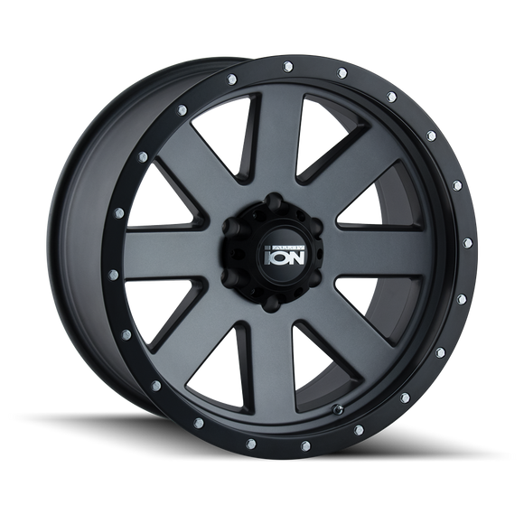 20x10 ION Alloy 134 Matte Gunmetal Wheel/Rim 6x139.7 6-139.7 20-10 ET-19