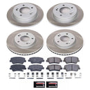 PowerStop Semi-Coated Rotor and Low-Dust Ceramic Brake Pad Kit