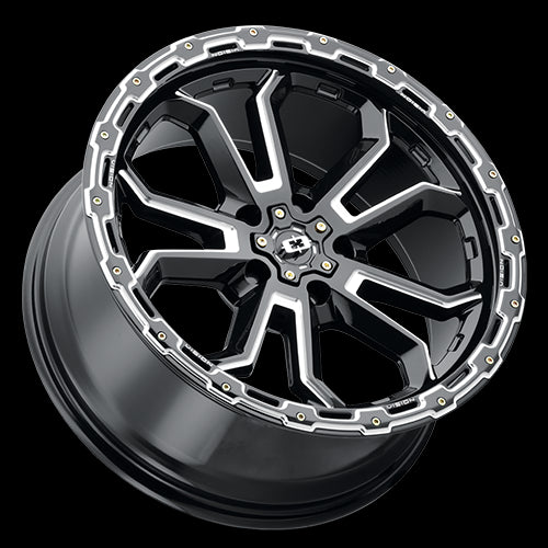 18x9 Vision 405 Korupt Black Milled Spoke 5x114.3 5x4.5 ET12 Wheel Rim